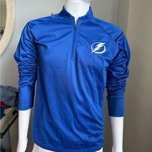 NHL Tampa Bay Lightning men’s size medium quarter zip shirt